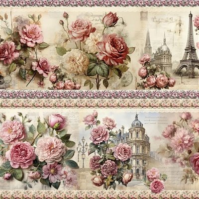 Barrado Primavera em Paris (0,55cmx1,50mt)