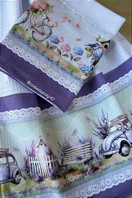 Pano de prato/copa - Jardim Suave