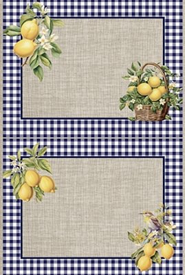 Painel Americanos Limão Siciliano (0,50cmx1,50mt)