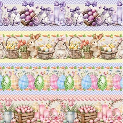 Tricoline Digital Barrado Candy Color (0,55cmx1,50mt)