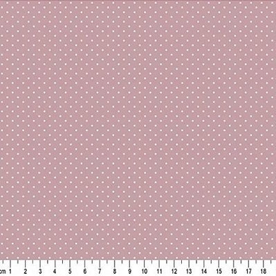 Tecido tricoline Digital Poá Rose (0,55cmx1,50mt)