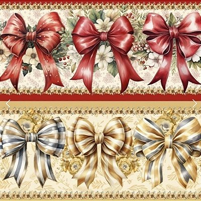 Tecido Tricoline Barrado Digital Natal Deluxe 100% algodão(55cmx1,50mt)
