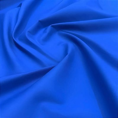 Tecido Tricoline Liso Azul Royal 100% algodão (0,55cmx1,50mt)