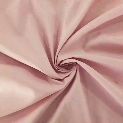 Tecido Tricoline Liso Rose 100% algodão (0,55cmx1,50mt)
