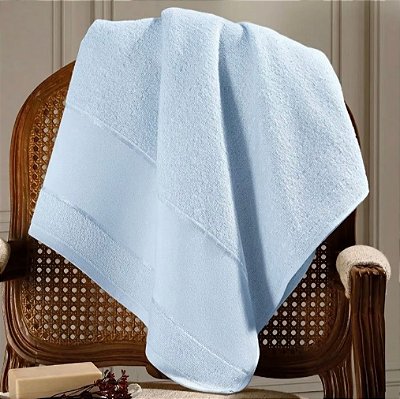 Toalha de Banho Dohler Multiarte 100% algodão (70cmx1,40mt) Azul
