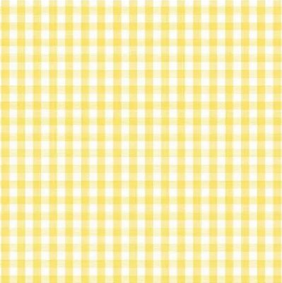 Tecido Tricoline Xadrez Fio Tinto Amarelo M (0,55cmx1,50mt)