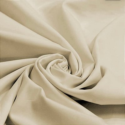 Tecido Tricoline Liso Bege Claro (0,55cmx1,50mt)