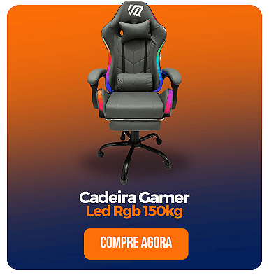 Teste mini banner cadeira gamer led