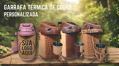 Garrafa de couro 2,5LT