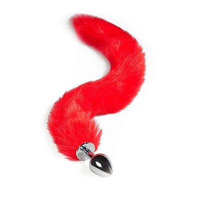 Plug com Rabo Vermelho
