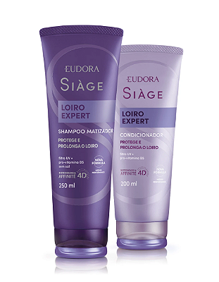 Combo Siàge Loiro Expert: Shampoo 250ml + Condicionador 250g