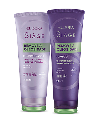 Combo Siàge Remove a Oleosidade: Shampoo 250ml + Condicionador 200ml