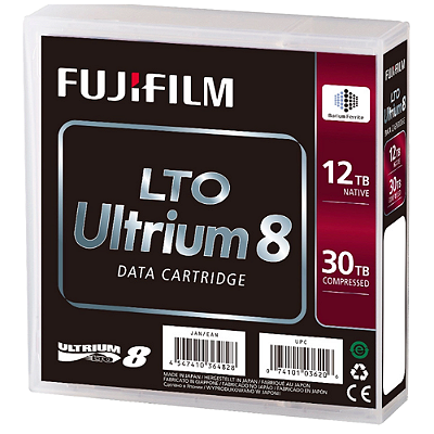 Fita LTO 8 Fuji Ultrium 12TB/30TB - Armazenamento Seguro e de Alta Capacidade