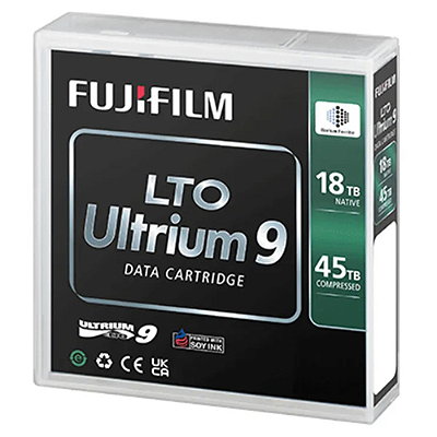 Fita LTO Ultrium 9 Fujifilm – 18TB/45TB – Alta Capacidade e Eficiência para Backup