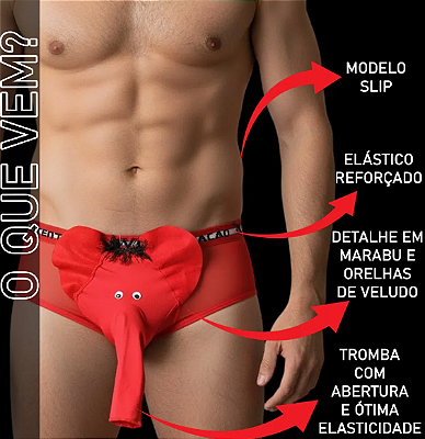 Cueca Elefante 865VT Via Tentação