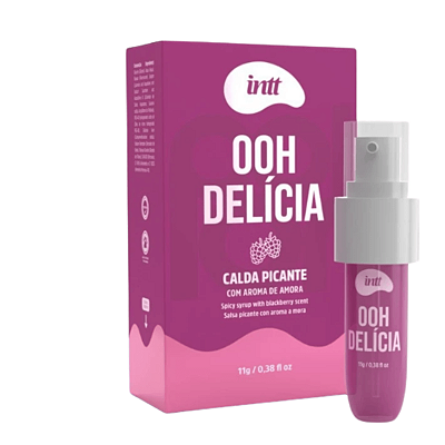 Ooh Delícia Calda Beijável Picante Sabor Amora – 11g INTT