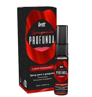 Garganta Profunda Spray Aromático Morango – 15ml INTT