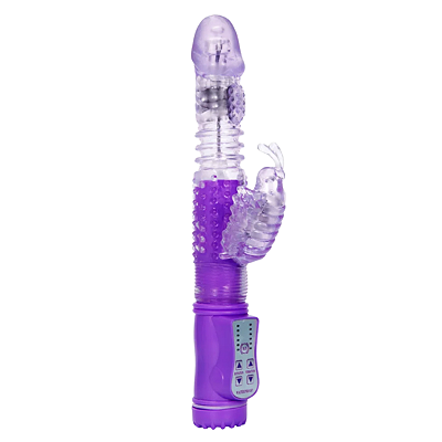 Vibrador Jack Butterfly Vai e Vem com Estimulador de Clitóris - LIBB