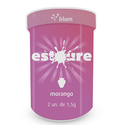 Estoure Bolinha em Gel Beijável – Sabor Morango Blum