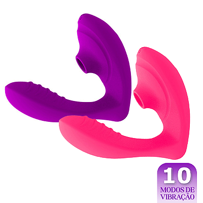 Vibrador com Sugador de Clitóris - LIBB