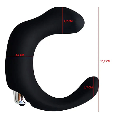 MASSAGEADOR DE PROSTATA E021-110X30MM SILIC