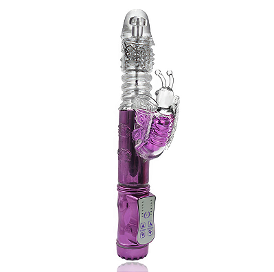 VIBRADOR  RT020 BORBOLETA C/CONTROLE ROTATIVO