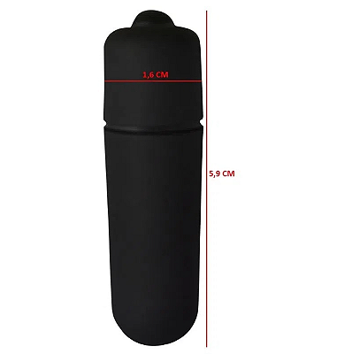 BULLET G003B VIBRATORIO CURTO  60X18MM