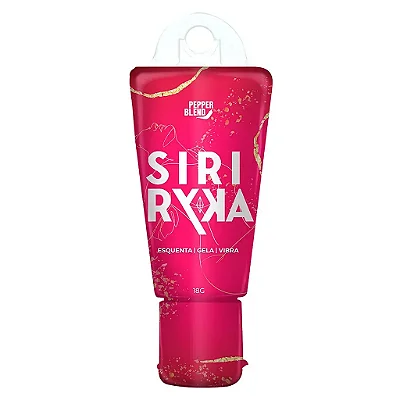 Siri Ryka Gel Comestivel Esquenta Gela E Vibra 18g Pepper Blend
