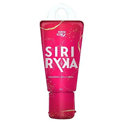 SIRI RYKA GEL COMESTIVEL ESQUENTA GELA E VIBRA 18g PEPPER BLEND