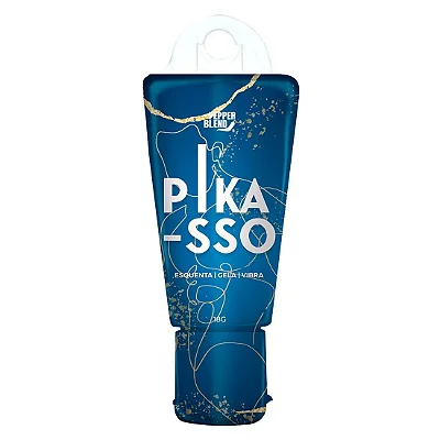 PIKASSO GEL COMESTIVEL ESQUENTA GELA E VIBRA 18G PEPPER BLEND