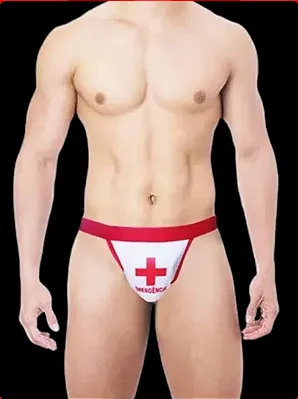 FANTASIA CUECA JOCKSTRAP 870 ENFERMEIRO VIA TENTAÇÃO