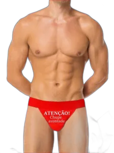 Fantasia Cueca Jockstrap 892 Com Frases Via Tentaçao