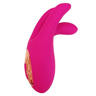 Vibrador com Movimento de Dedilhar e Estimulador de Clitóris