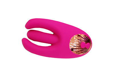 Vibrador com Movimento de Dedilhar e Estimulador de Clitóris