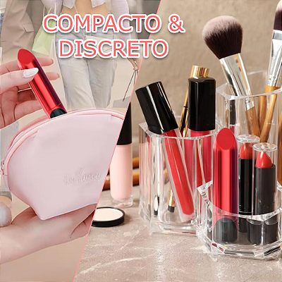 Vibrador Batom Bullet com LED Recarregável (ZD16HS)