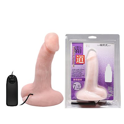 Pênis rotativo com vibração multivelocidade - BAILE