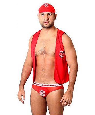 Fantasia Masculina 810VT Bombeiro Via Tentação