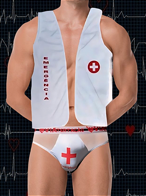 Fantasia Masculina 815VT Enfermeiro Via Tentação