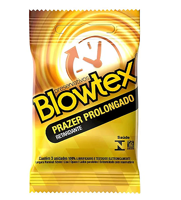 PRESERVATIVO PRAZER PROLONGADO RETARDANTE BLOWTEX