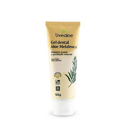 Gel dental  Aloe Mamão 100g - Livealoe