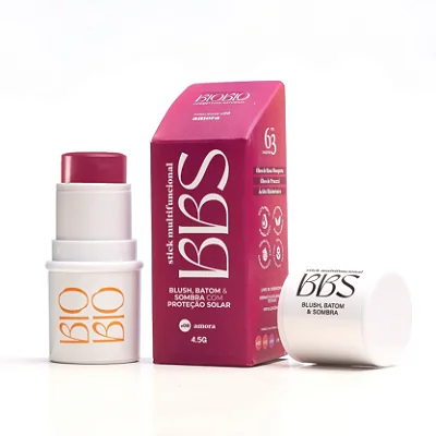 BBS 4X1 BioBio Blush, Batom e sombra FPS 63 Amora 4.5g - Biobio
