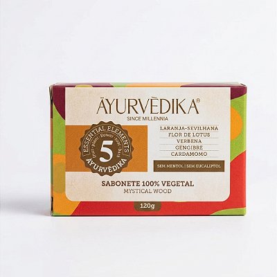 Sabonete 100% Vegetal - Mystical Wood 120g - Ayurvedika