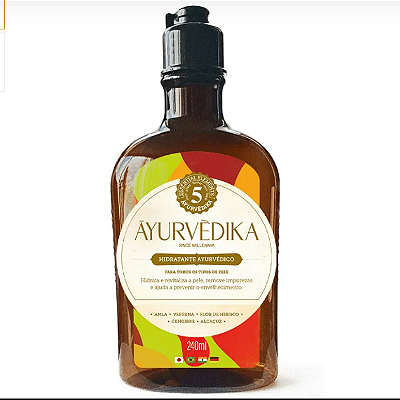 Hidratante Ayurvedico 240ml - Ayurvedika