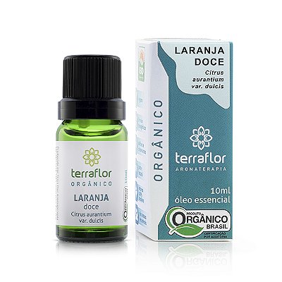 Óleo essencial - Laranja Doce Orgânico 10ml - Terraflor
