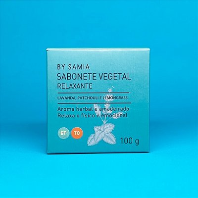 Sabonete em Barra Vegetal Relaxante 100g - By Samia