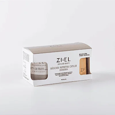 Kit máscara capilar + case de bambu 45g - Ziel