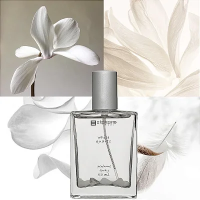 White Quartz Perfume Spray 50ml - Elemento Mineral