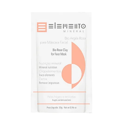 Bio Argila Rosa 30g - Elemento Mineral