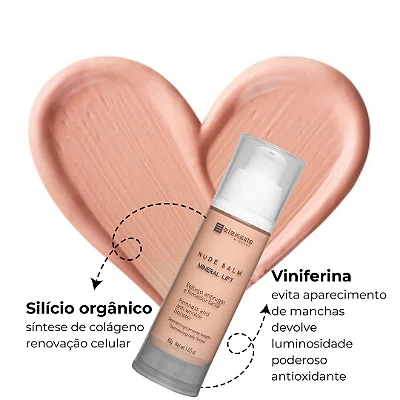 Nude Balm Mineral Lift 30g - Elemento Mineral