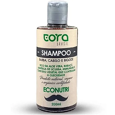 Shampoo para barba, cabelo e bigode 200ml - Eora